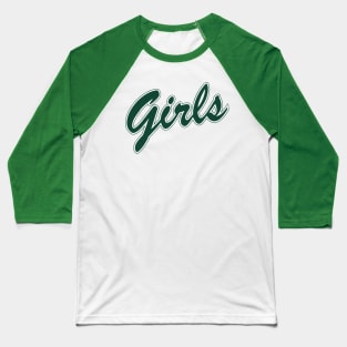 Girls - Green Baseball T-Shirt